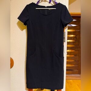 NWT ELIZA J Classic Black Dress w pockets